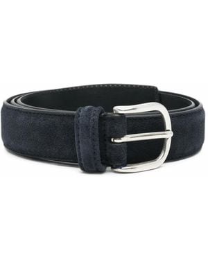 Anderson's Suede Leather Belt - Black