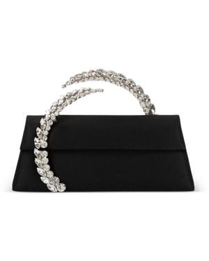 L'ALINGI Karma Clutch Mit Kristallverzierung - Schwarz