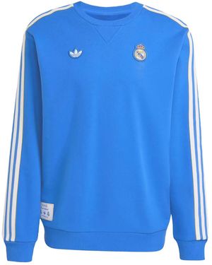 adidas Terrace Icons Real Madrid Sweatshirt - Blue