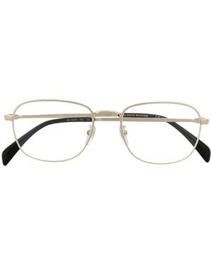 David Beckham Brille Mit Eckigem Gestell - Mettallic