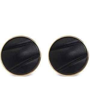Chloé Pendientes De Clip Pleats - Negro
