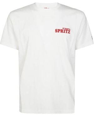 Mc2 Saint Barth Graphic T-Shirt - White