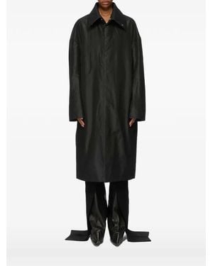 Rick Owens Dracucollar Coat - Black