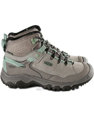 Keen Lace-up leather boots - Gris