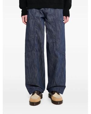 _J.L - A.L_ Mantle Button Trousers - Blue