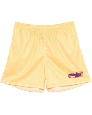 BLUE SKY INN Voetbalshorts Met Logoprint - Geel