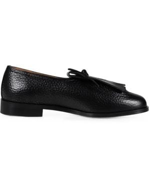 Jacques Soloviere Mocassins Matt Kilt À Franges - Noir