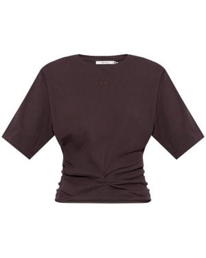 Gestuz T-Shirt Gzbetty Con Incrocio - Viola