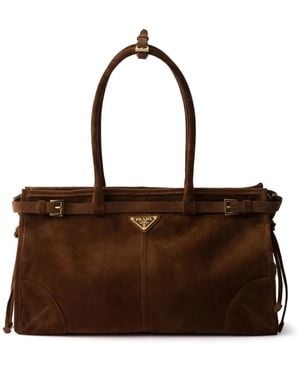 Prada Bonnie ハンドバッグ L - ブラウン