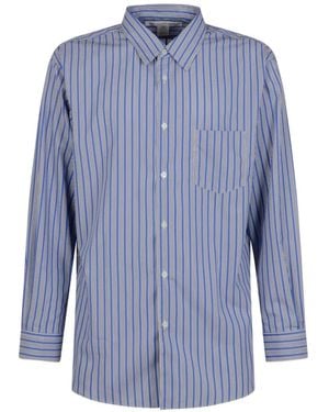 Comme des Garçons Striped Shirt - Blue