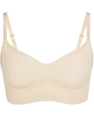 Skims Naadloze Bralette Met Bewerkte Details - Naturel