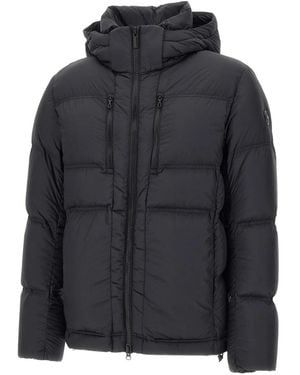 Colmar Hooded Quilted Jacket - Black
