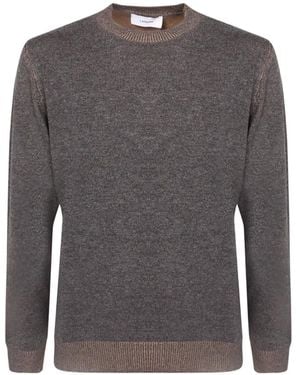 Lardini Crew-Neck Sweater - Gray