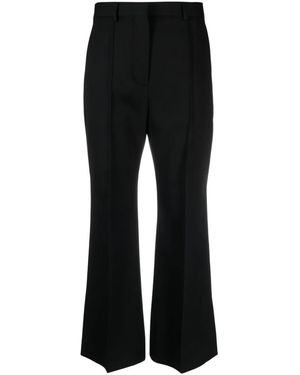 Lanvin Pantaloni Svasati Crop - Nero