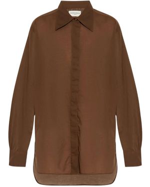 Officine Generale ボタン シャツ - ブラウン