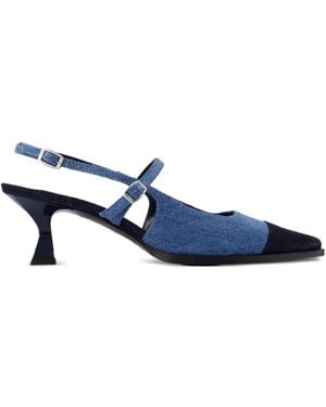 CAREL PARIS Cecile Slingback Pumps - Blue