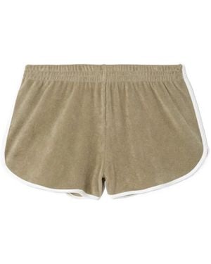 RE/DONE Pantalones cortos con cinturilla elástica - Neutro