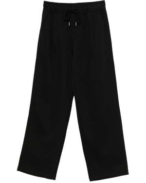 B+ AB Pleated Track Pants - Black