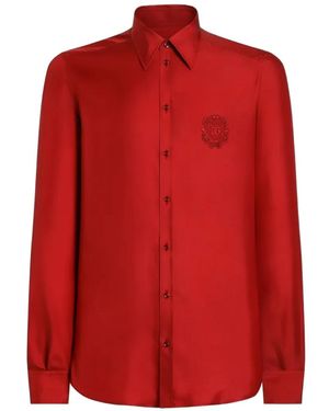 Dolce & Gabbana Martini Shirt - Red