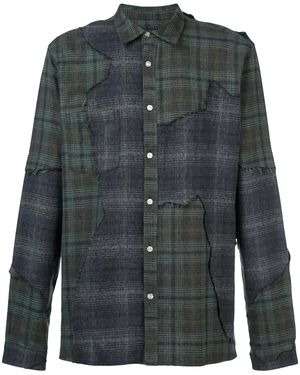 Mostly Heard Rarely Seen Camicia Tartan - Verde
