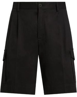 Dolce & Gabbana Cargo-Shorts Mit Falten - Schwarz