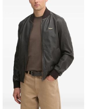 Aeronautica Militare Logo-Plaque Jacket - Grey