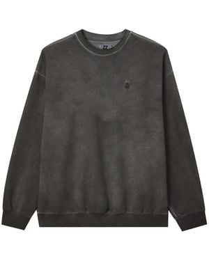 Izzue Logo-Embossed Sweatshirt - Gray