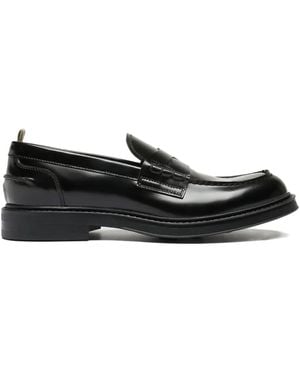 Officine Creative Leather Loafers - Black
