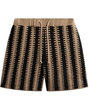 Kith Gehäkelte Curtis Shorts - Schwarz