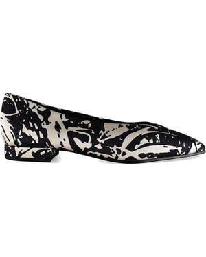Loro Piana Rebecca Printed Ballet Flats - Black
