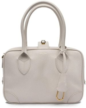 Golden Goose Vita Leather Tote Bag - Grey