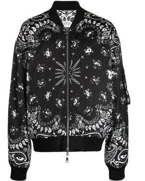 Haculla Wendbare Bomberjacke Mit Paisley-Print - Schwarz