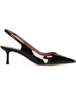 Castagna Darya Slingback Court Shoes - Black