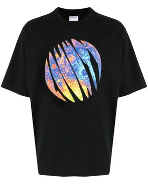 Marcelo Burlon County Lunar コットンtシャツ - ブラック