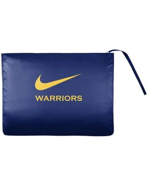 Nike Sudadera Nba Golden State Warriors Con Capucha Y Media Cremallera - Azul