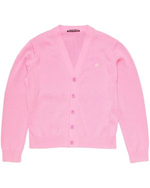 Acne Studios Appliqué Cardigan - Pink