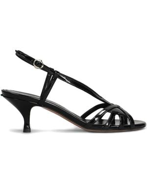 A.Bocca 65mm Leather Sandals - ブラック