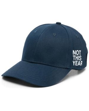 Aspesi Paneled Hat - Blue