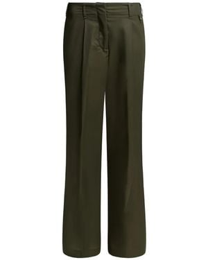 Herno Pleated Tailored Trousers - Green
