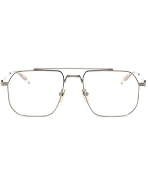 Akoni Brille Mit Geometrischem Gestell - Mettallic