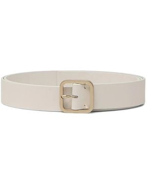 Marsèll Quadra Square-Buckle Belt - White