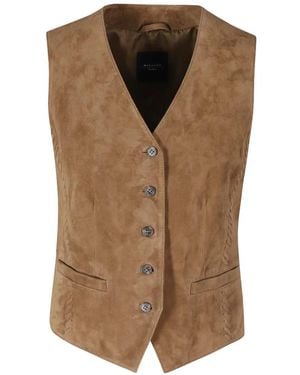 Weekend by Maxmara Veston En Daim - Brown