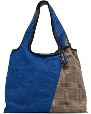 3.1 Phillip Lim Patchwork Tote Bag - Blue