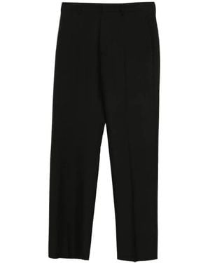 Tagliatore Pantalones Rectos Con Pinzas - Negro