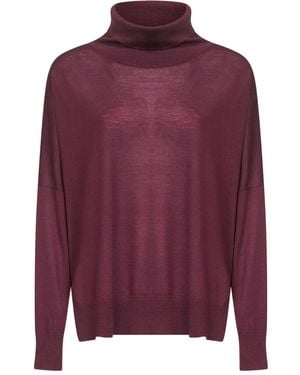Blanca Vita Virgin Wool Jumper - Purple