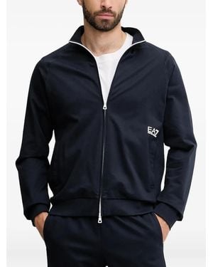 EA7 Zip-up Logo Track Jacket - ブルー