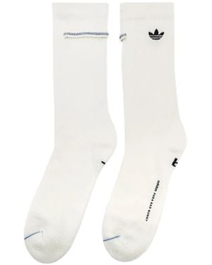 adidas Bad Bunny Logo Socks (Set Of Three) - White
