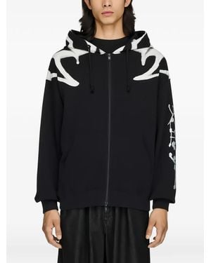 Y-3 Sudadera Chito Con Capucha Y Cremallera - Negro
