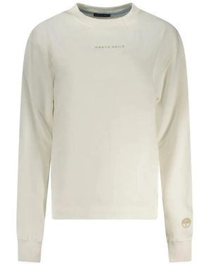 North Sails Logo-Print Sweatshirt - White