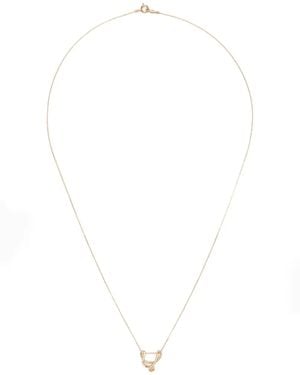 Charlotte Chesnais 18K V Diamond Necklace - White